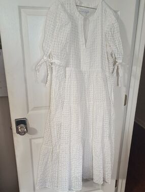 English Factory | Dresses | Nwt English Factory Blanche Embroidered Mesh Midi  Dress Size Medium | Poshmark